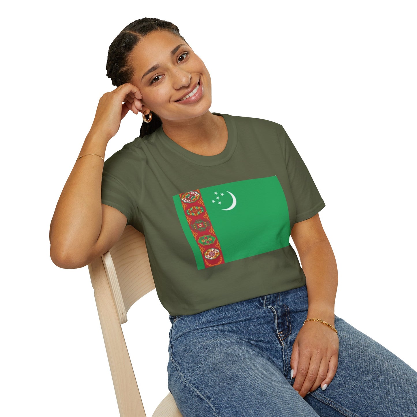 Unisex Softstyle T-Shirt -- Turkmenistan