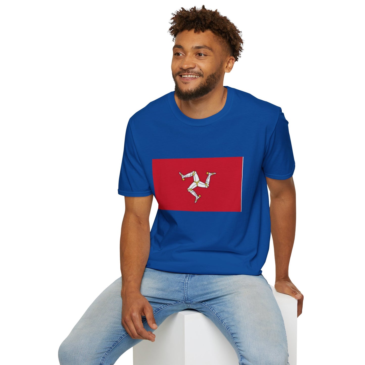 Unisex Softstyle T-Shirt -- Isle of Man