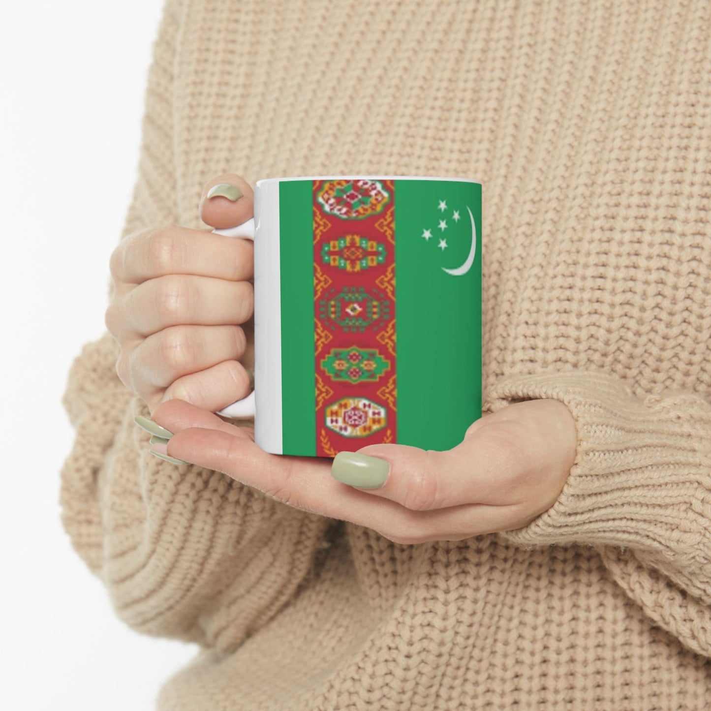 Ceramic Mug, 11oz -- Turkmenistan