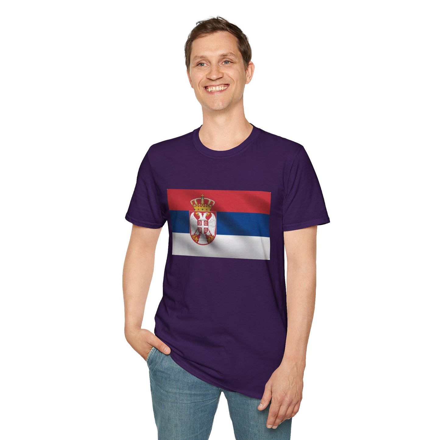 Unisex Softstyle T-Shirt -- Serbia