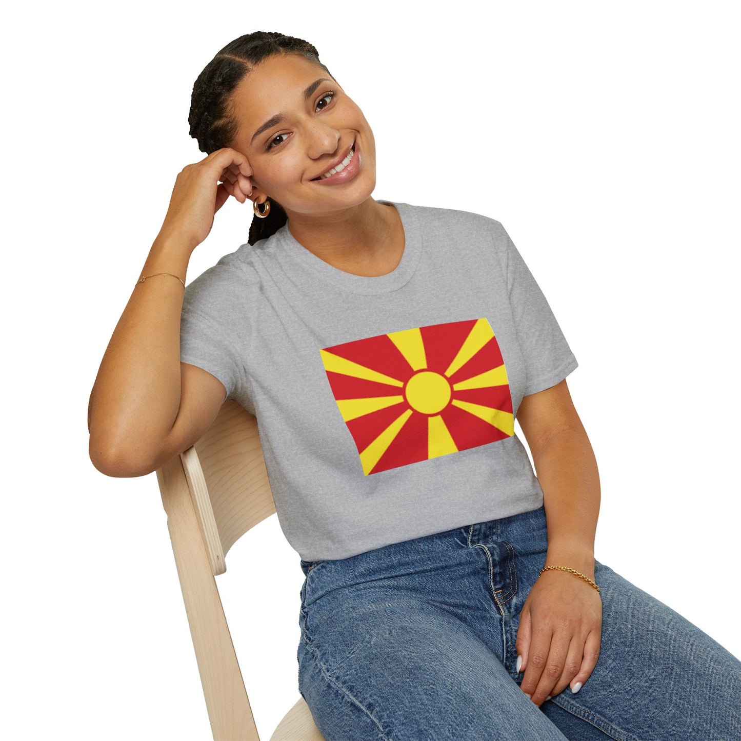 Unisex Softstyle T-Shirt -- North Macedonia