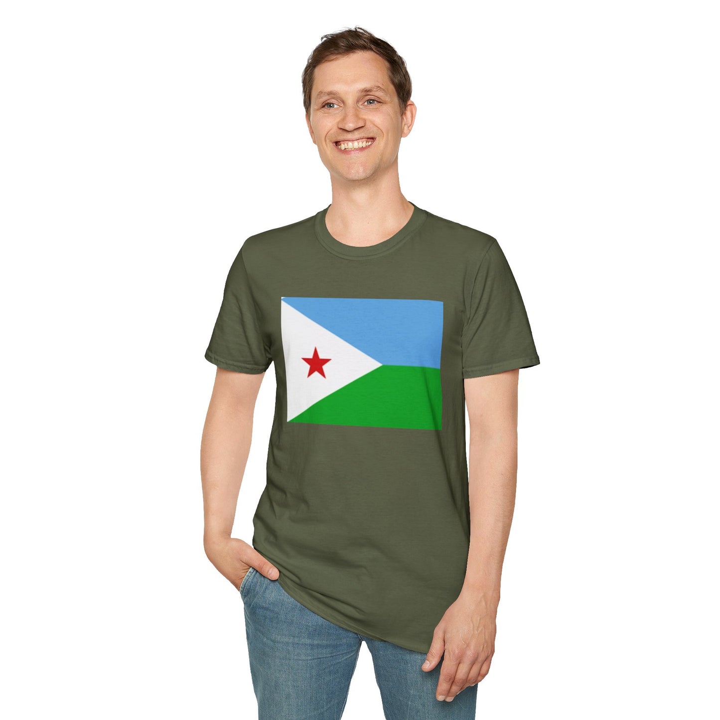 Unisex Softstyle T-Shirt -- Djibouti