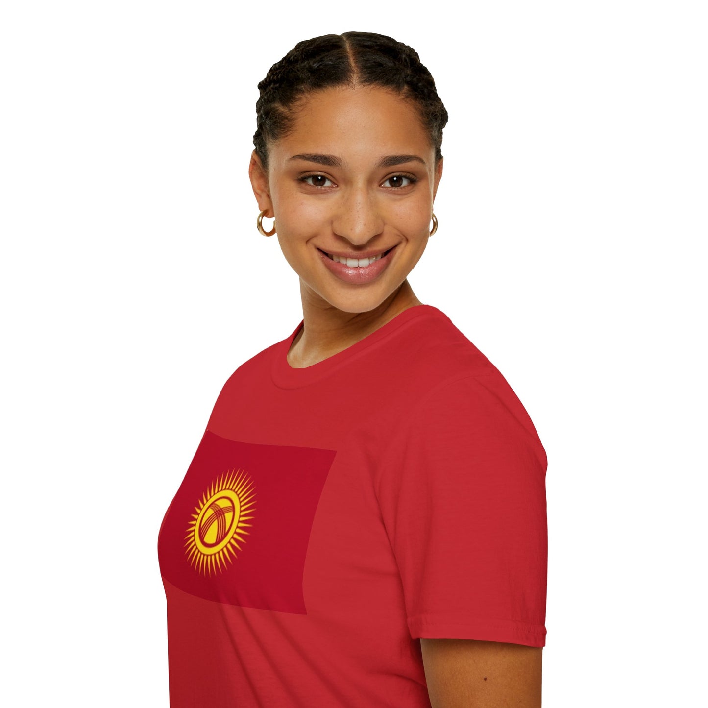 Unisex Softstyle T-Shirt -- Kyrgyzstan