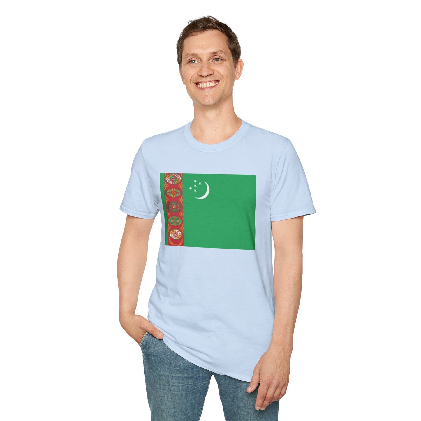 Unisex Softstyle T-Shirt -- Turkmenistan