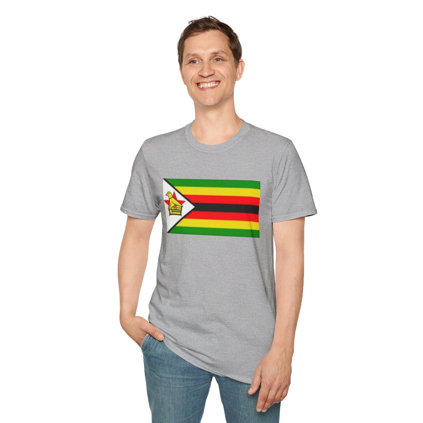 Unisex Softstyle T-Shirt -- Zimbabwe