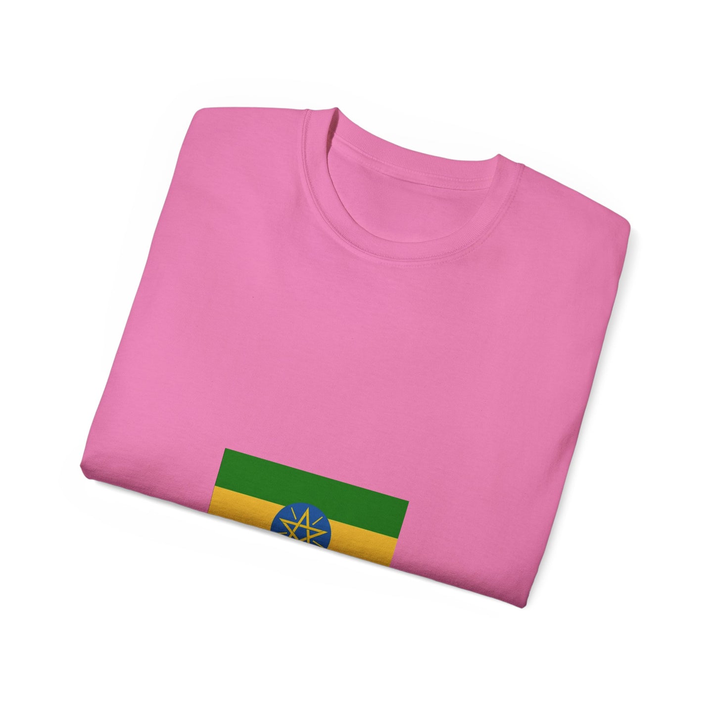Unisex Ultra Cotton Tee -- Ethiopian Federal Flag Tshirt