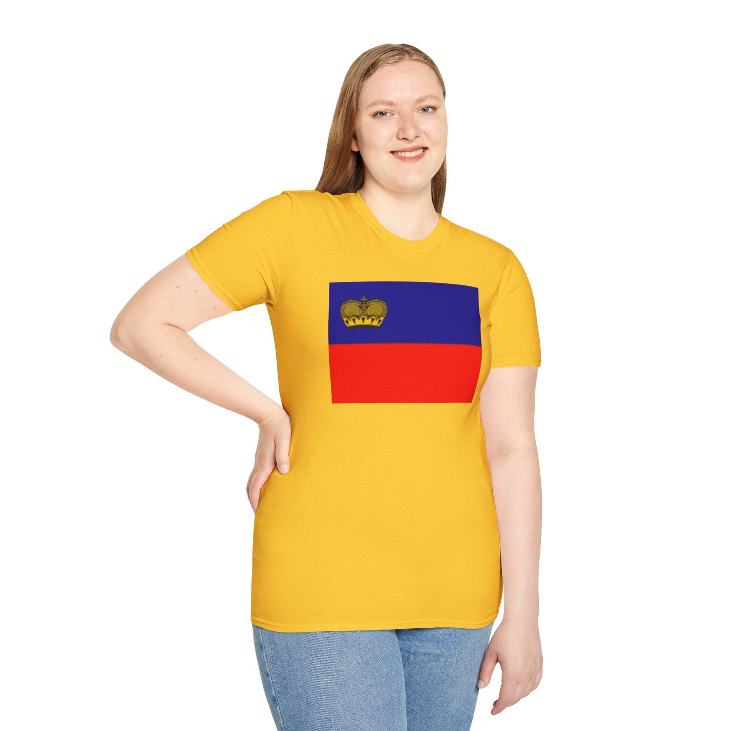 Unisex Softstyle T-Shirt -- Liechtenstein