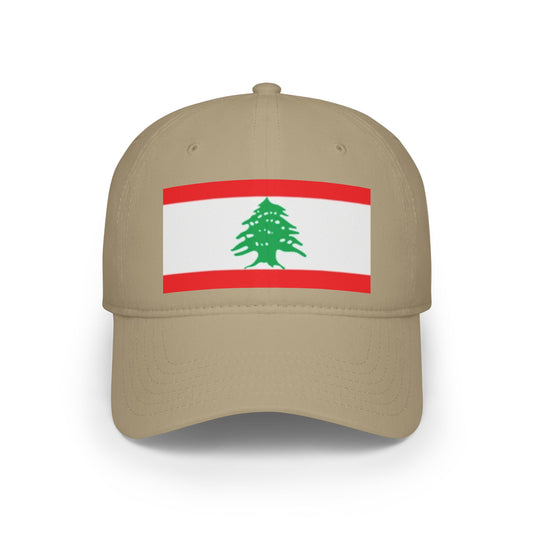 Low Profile Baseball Cap -- Lebanon