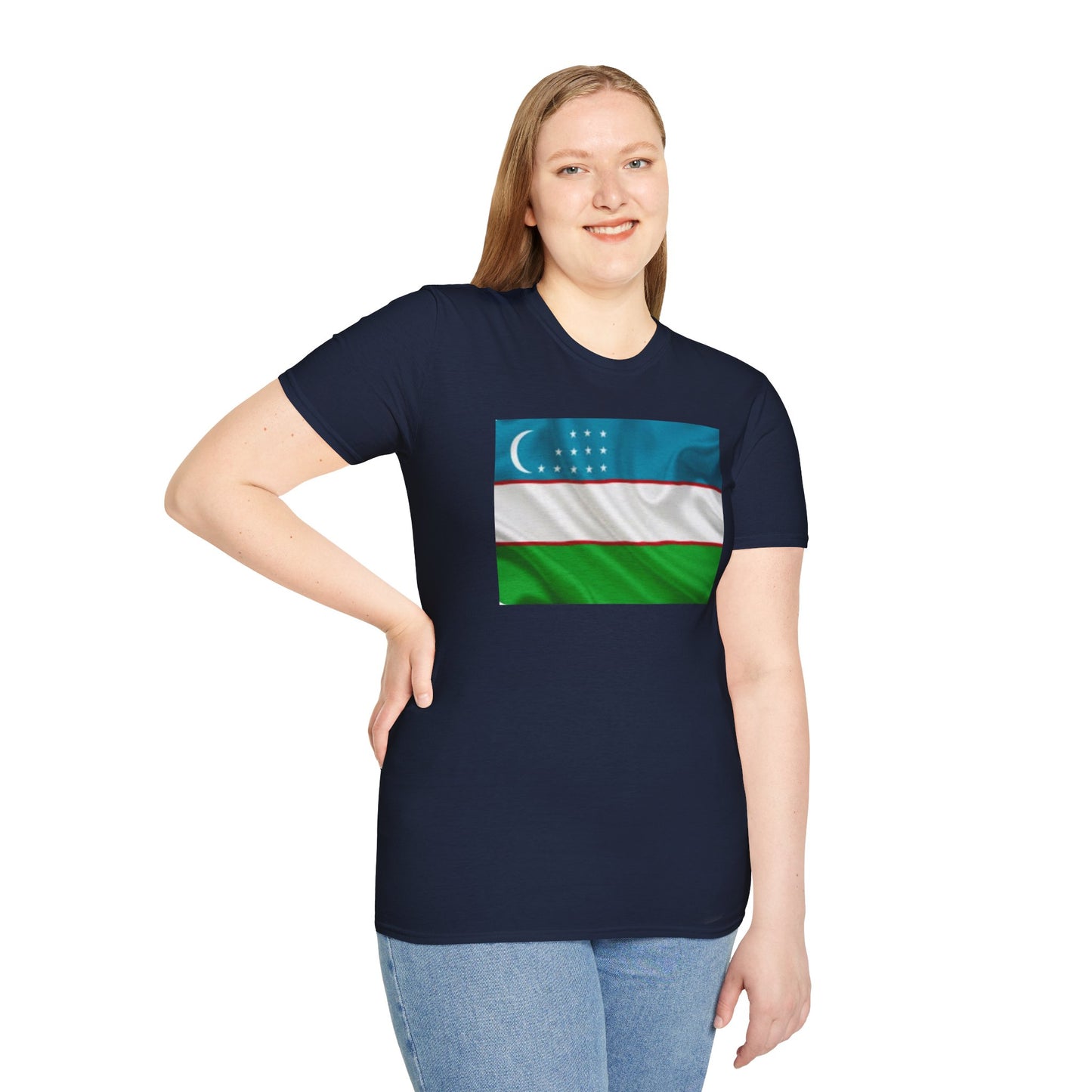 Unisex Softstyle T-Shirt -- Uzbekistan