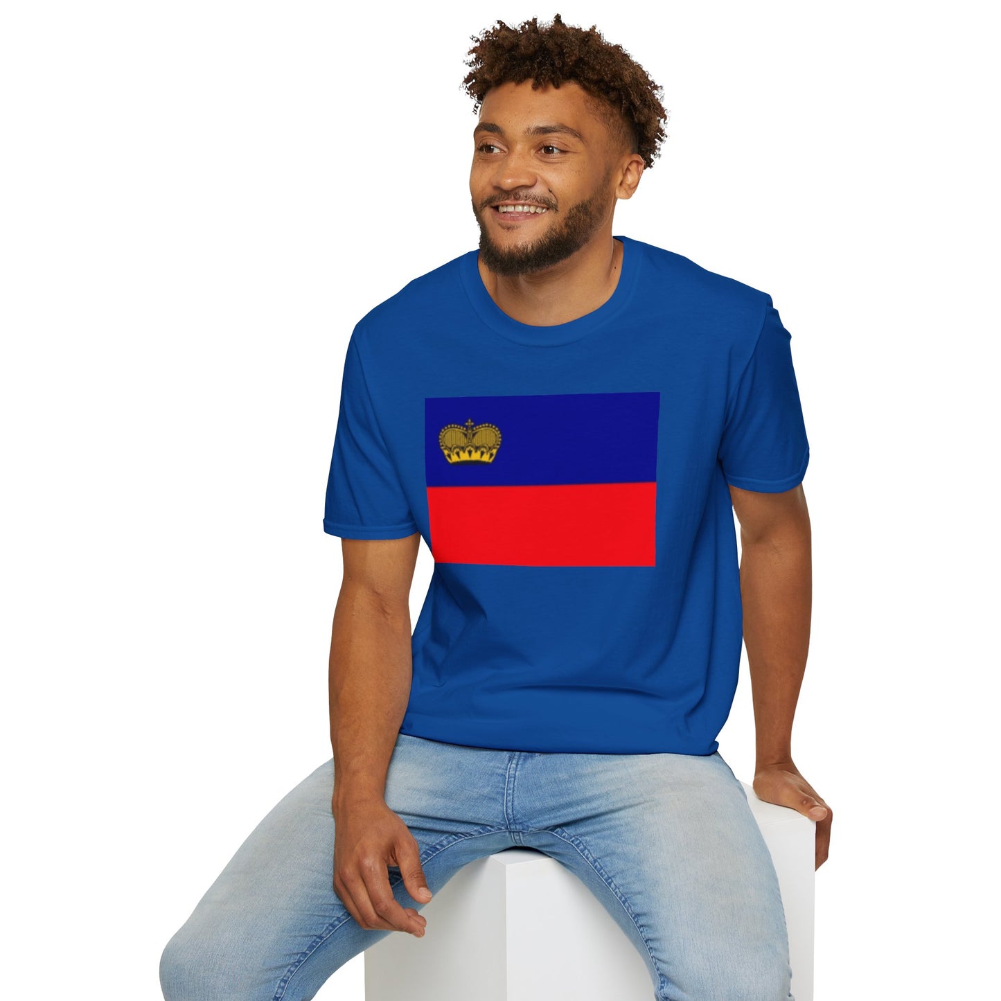 Unisex Softstyle T-Shirt -- Liechtenstein