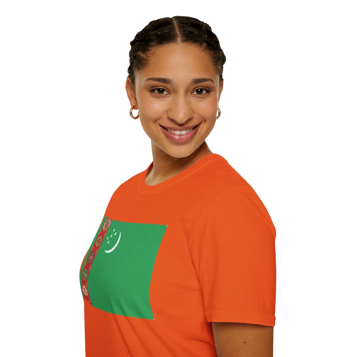 Unisex Softstyle T-Shirt -- Turkmenistan