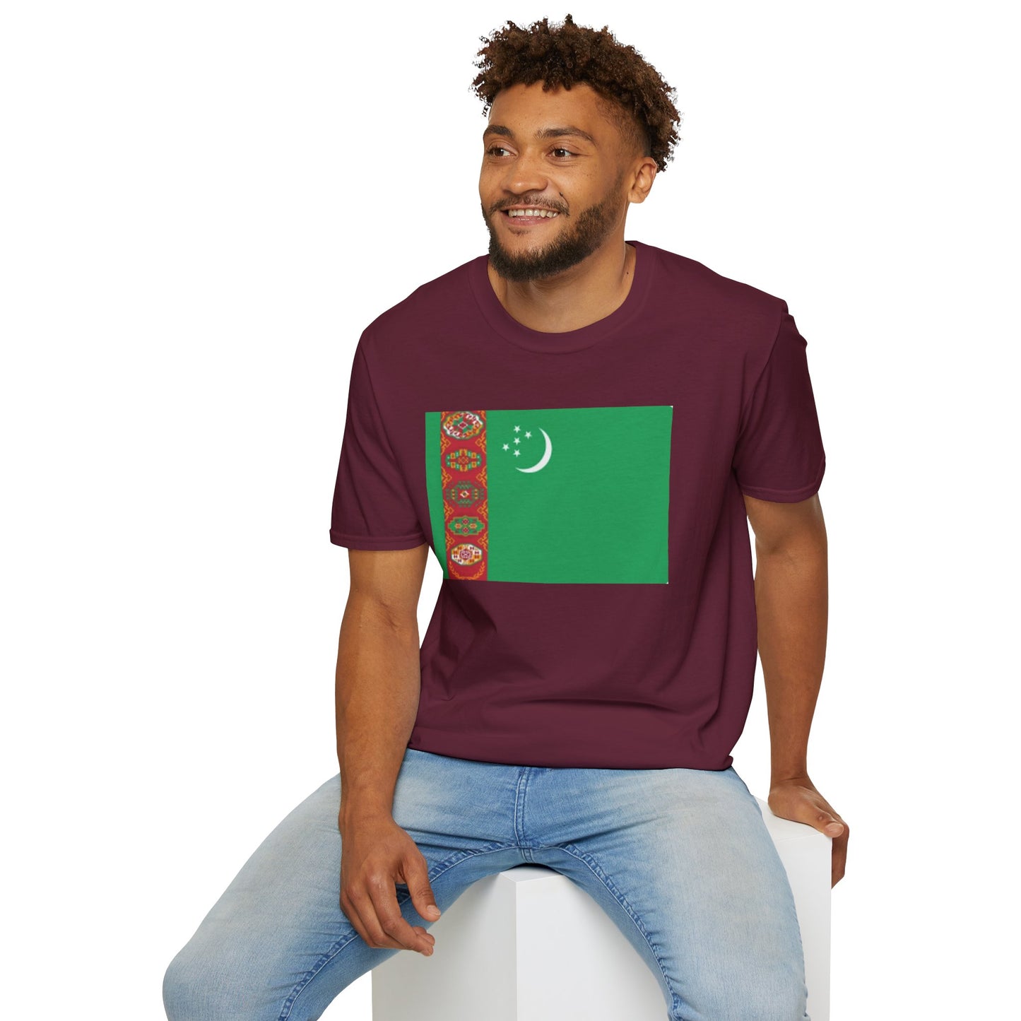 Unisex Softstyle T-Shirt -- Turkmenistan