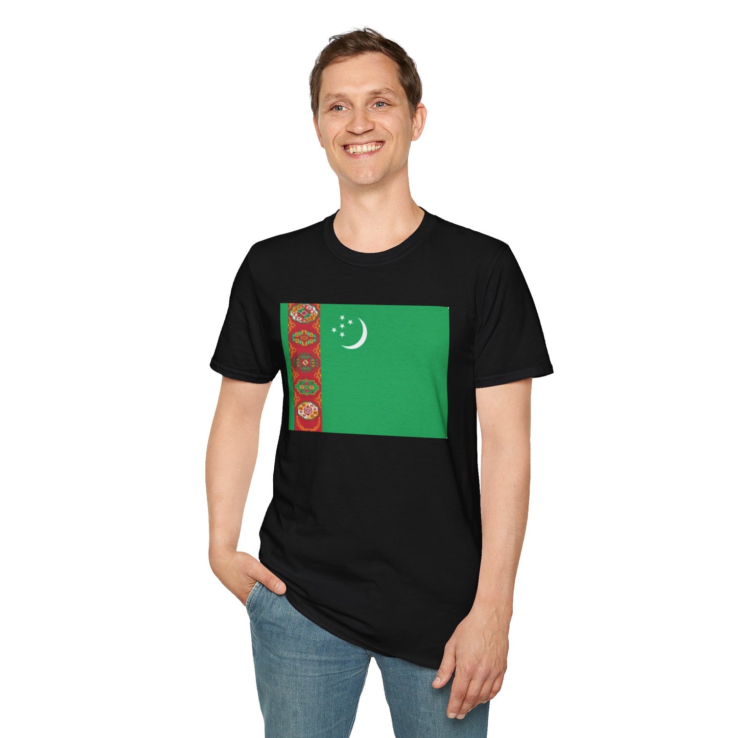Unisex Softstyle T-Shirt -- Turkmenistan