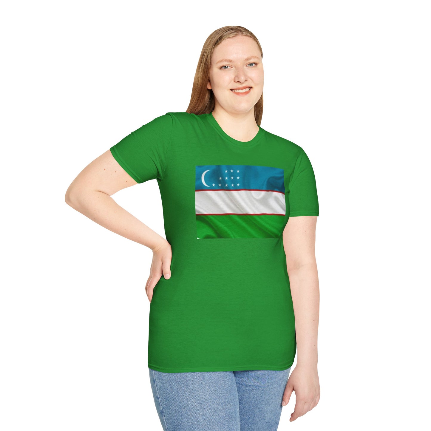 Unisex Softstyle T-Shirt -- Uzbekistan