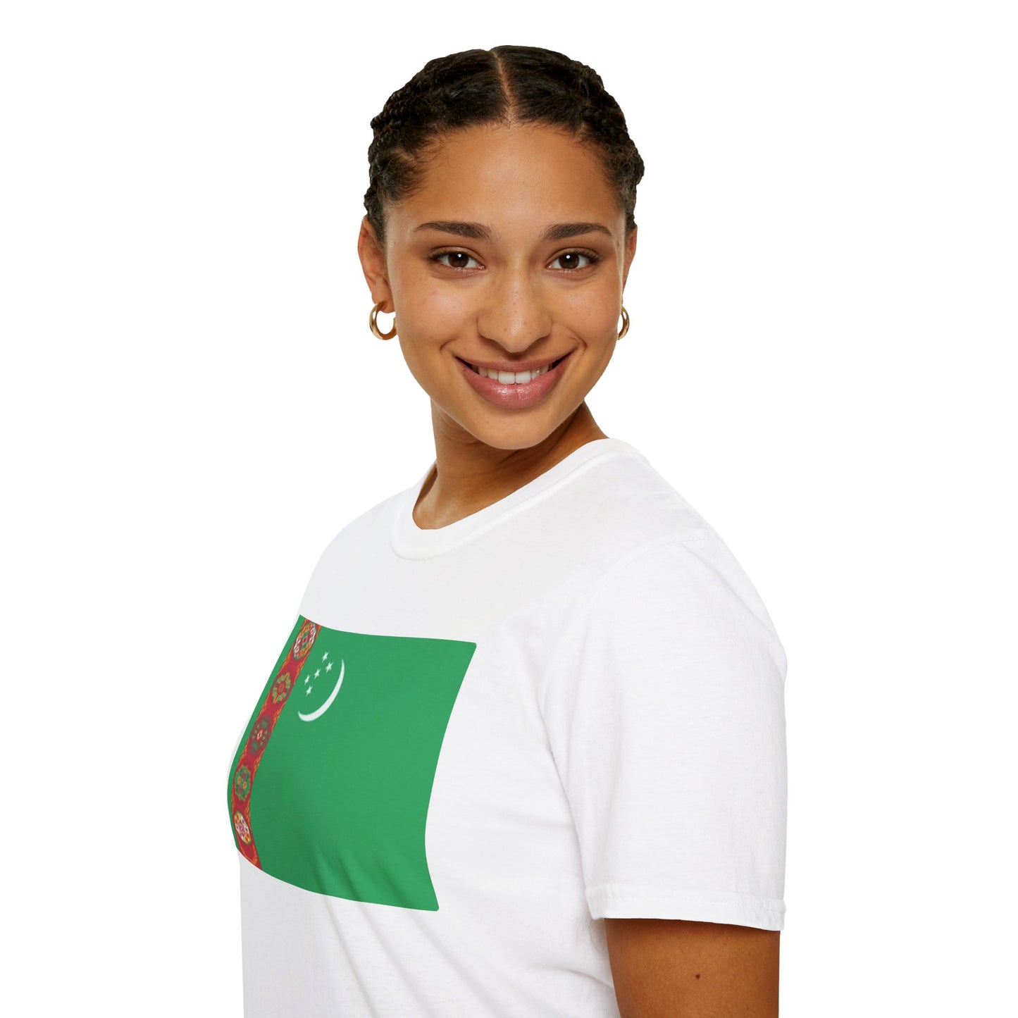 Unisex Softstyle T-Shirt -- Turkmenistan
