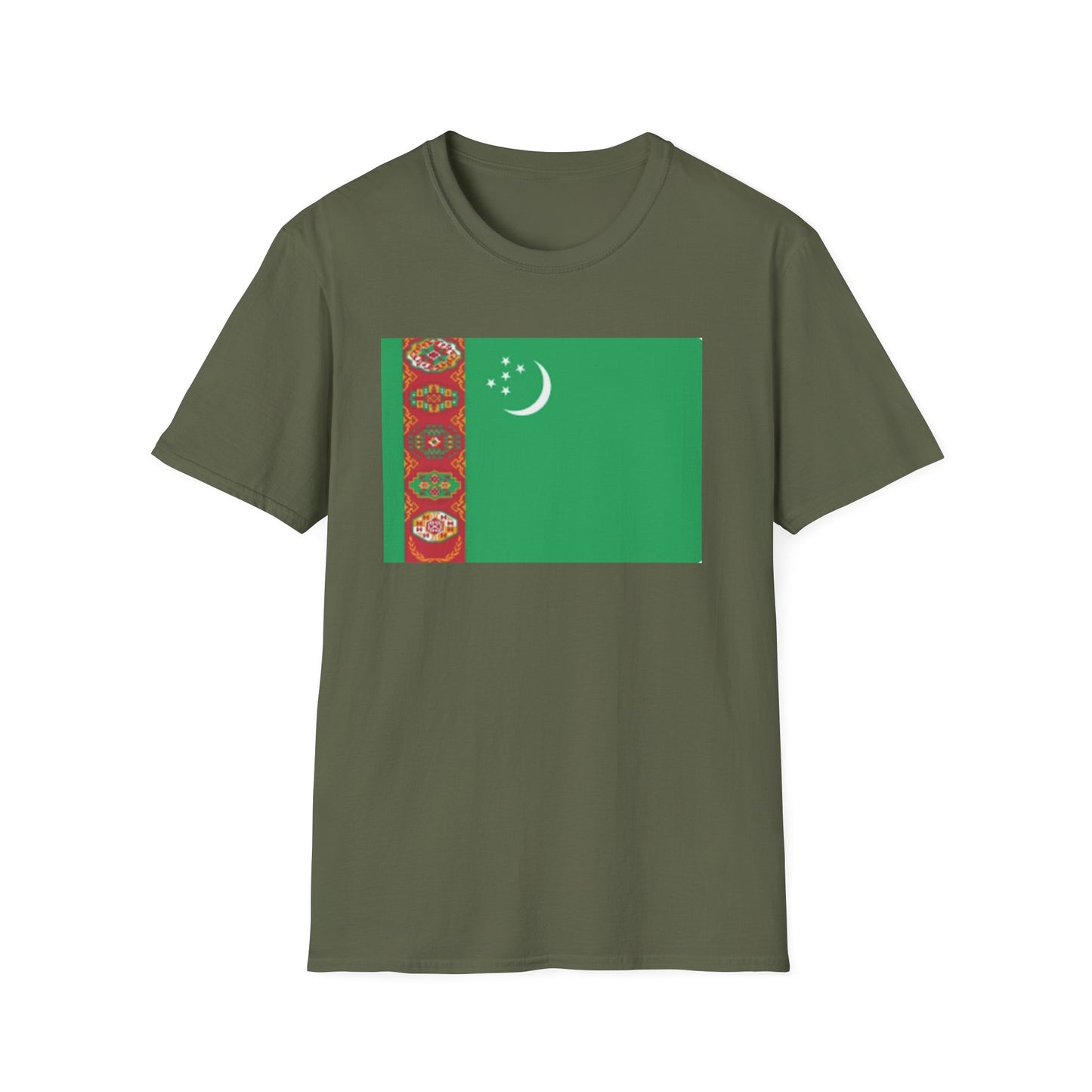 Unisex Softstyle T-Shirt -- Turkmenistan