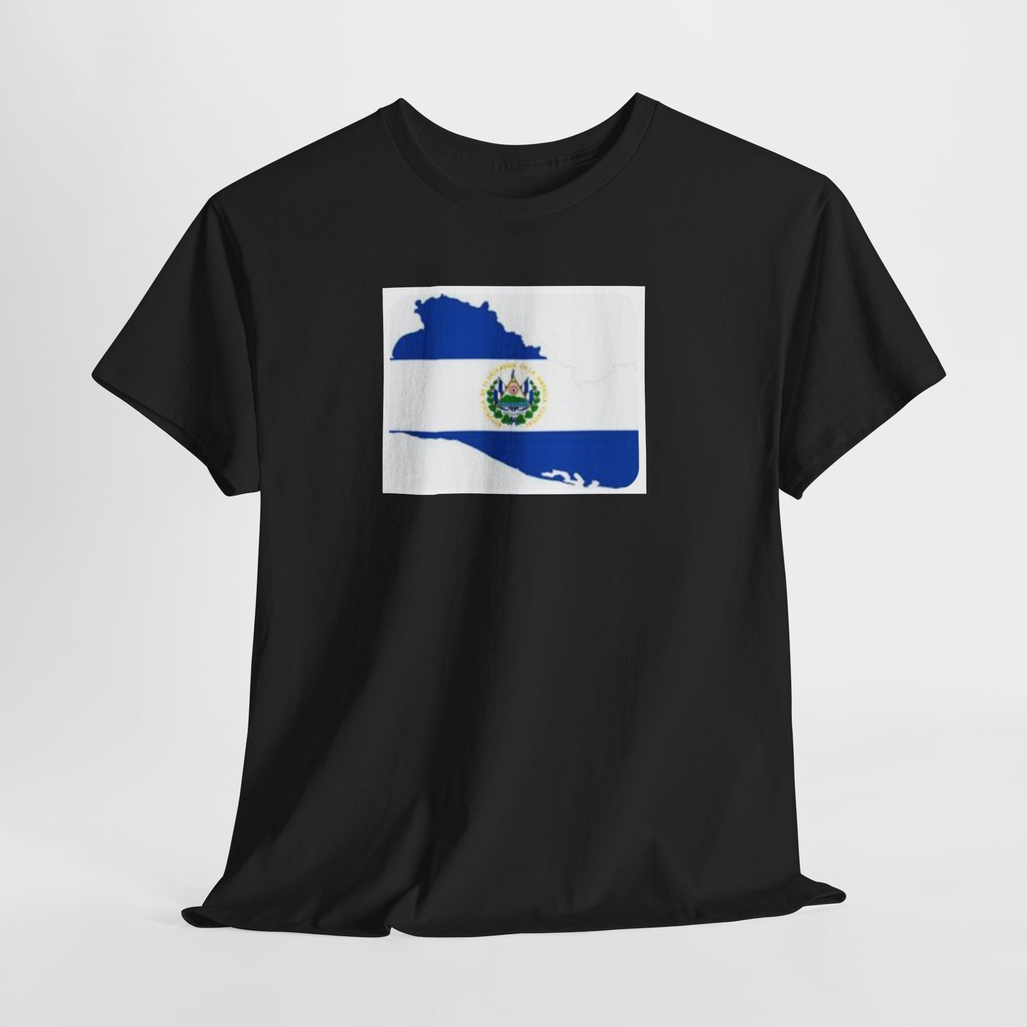 Unisex Heavy Cotton Tee -- el Salvador flag and map