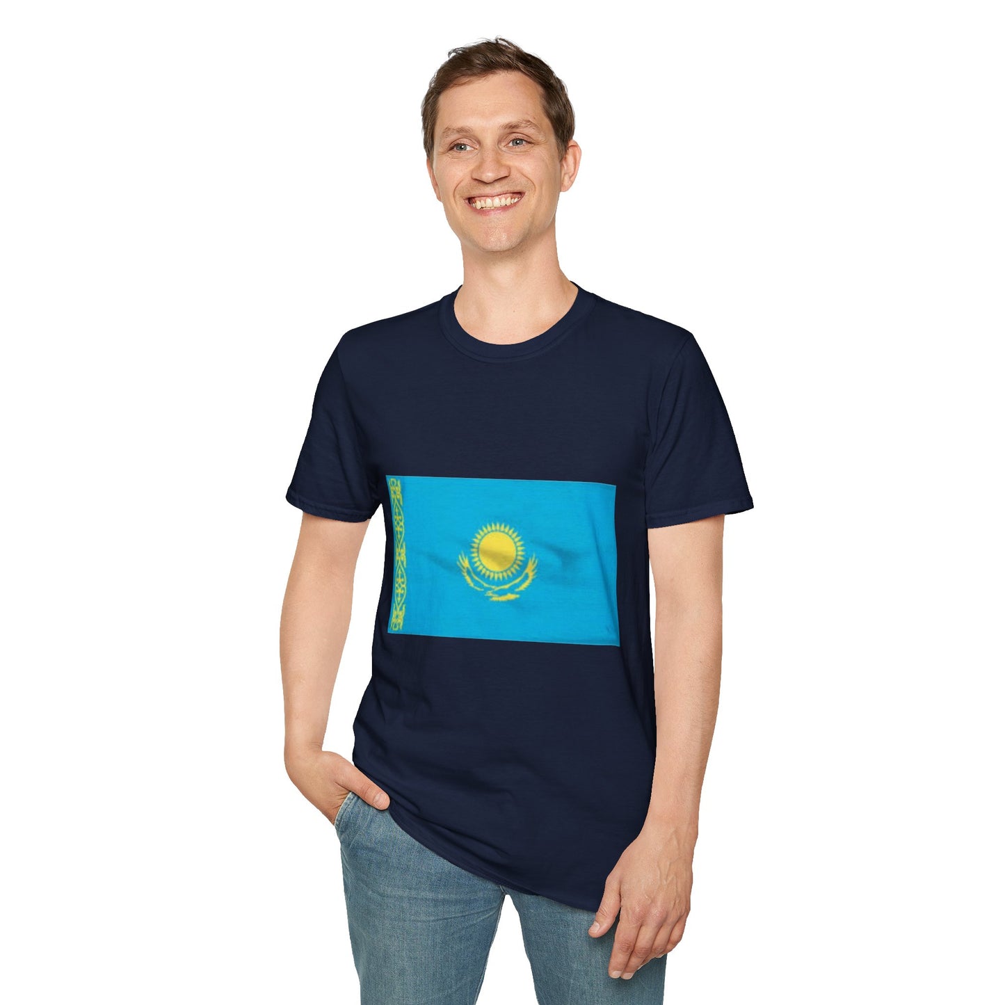 Unisex Softstyle T-Shirt -- Kazakhstan
