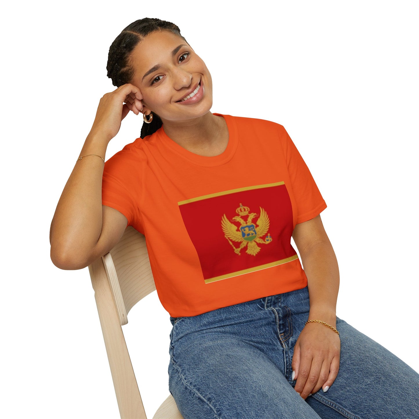 Unisex Softstyle T-Shirt -- Montenegro