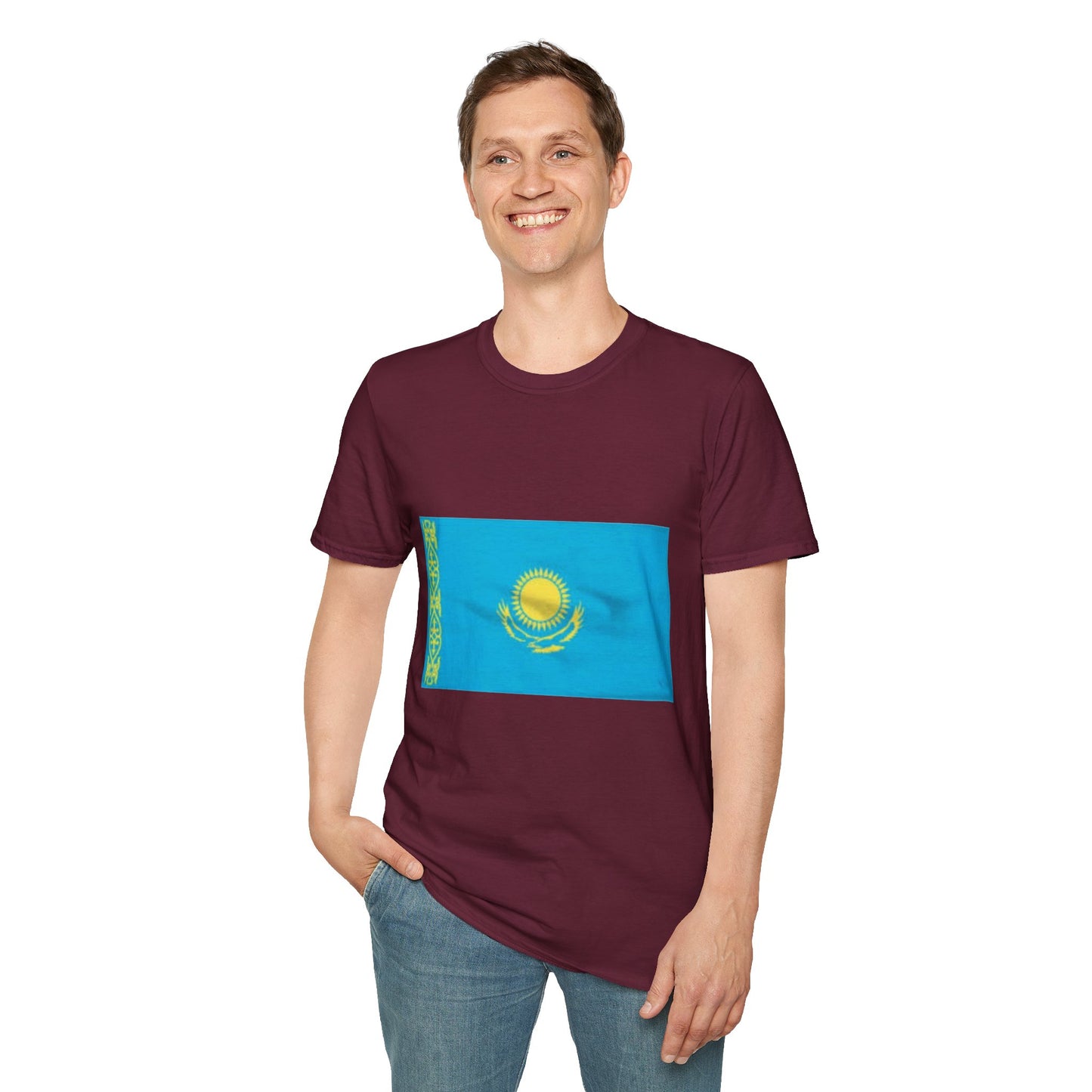 Unisex Softstyle T-Shirt -- Kazakhstan