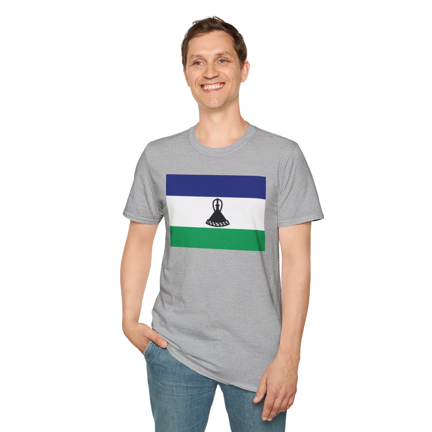 Unisex Softstyle T-Shirt -- Lesotho