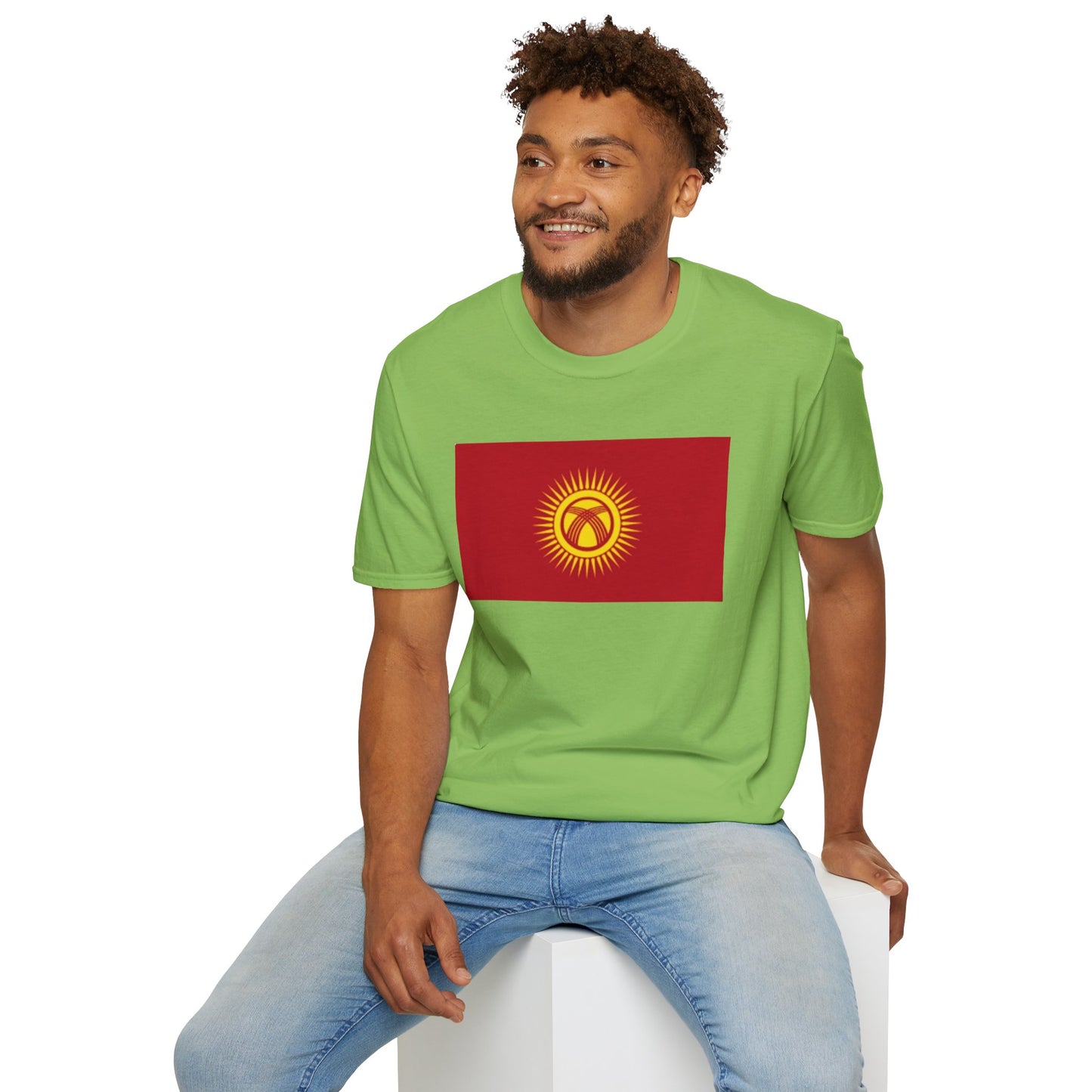 Unisex Softstyle T-Shirt -- Kyrgyzstan