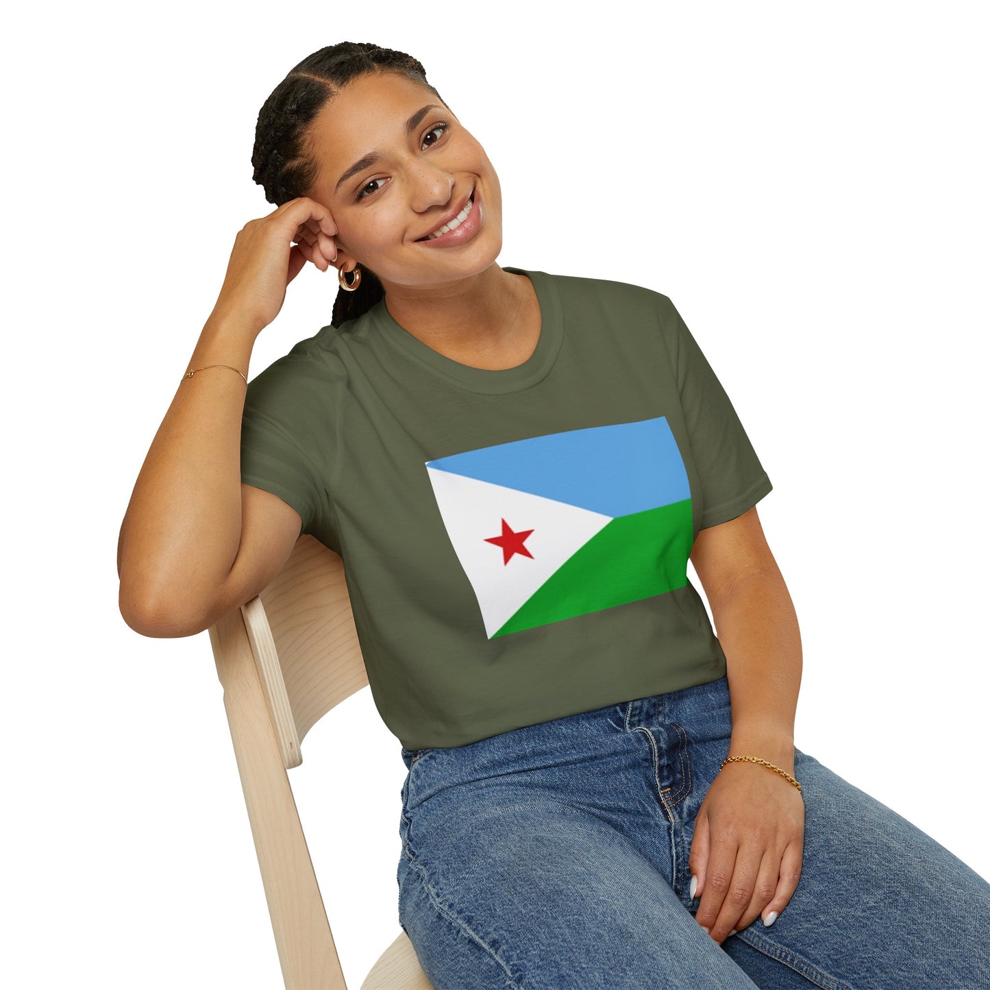 Unisex Softstyle T-Shirt -- Djibouti