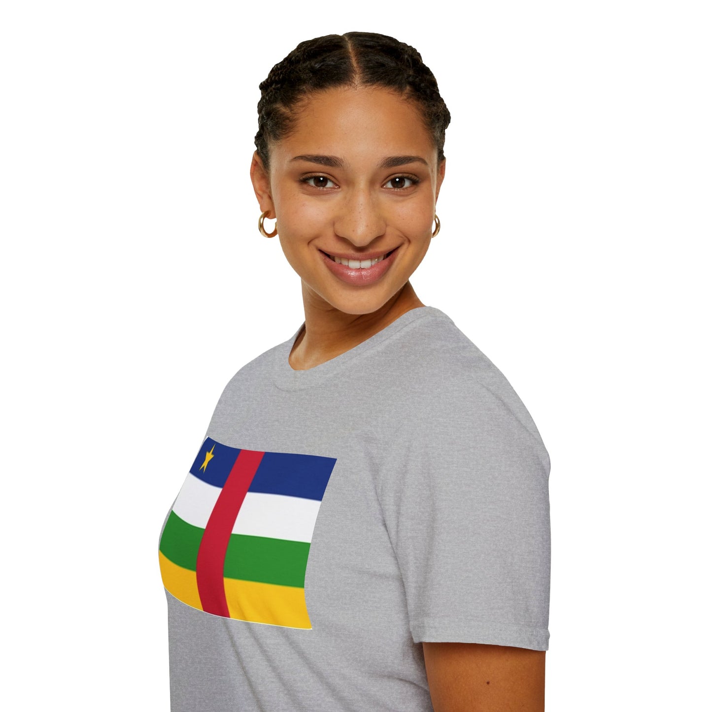 Unisex Softstyle T-Shirt - Central African Republic