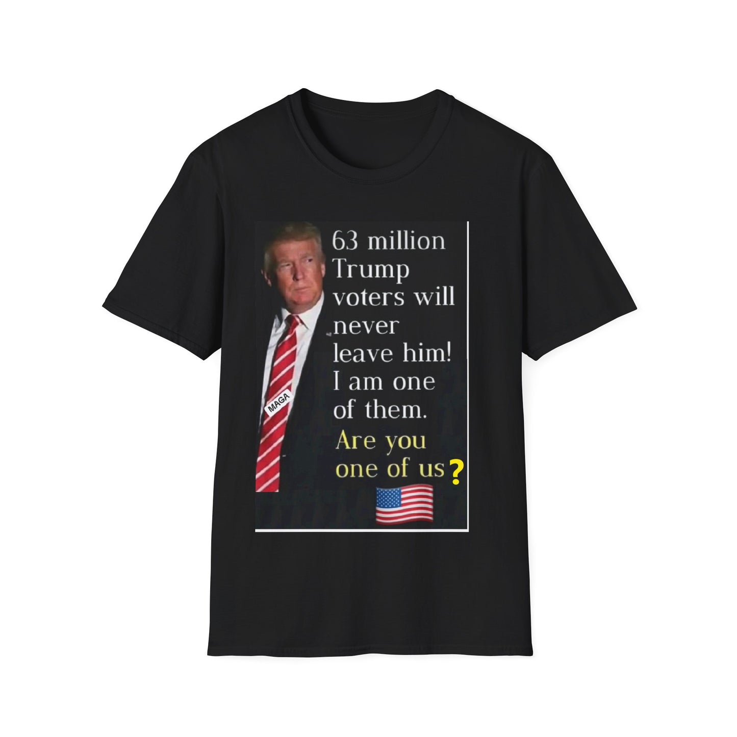 Unisex Softstyle T-Shirt -- Trump 2024