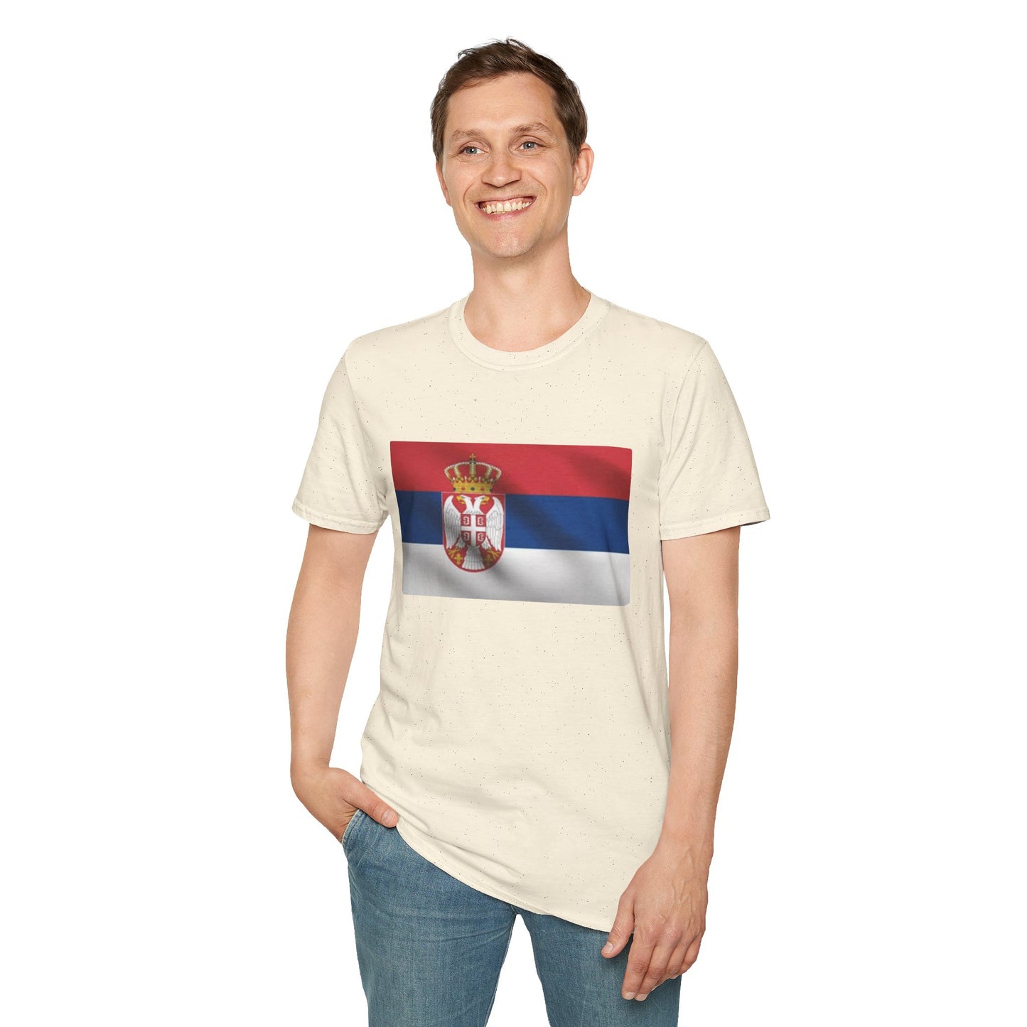 Unisex Softstyle T-Shirt -- Serbia