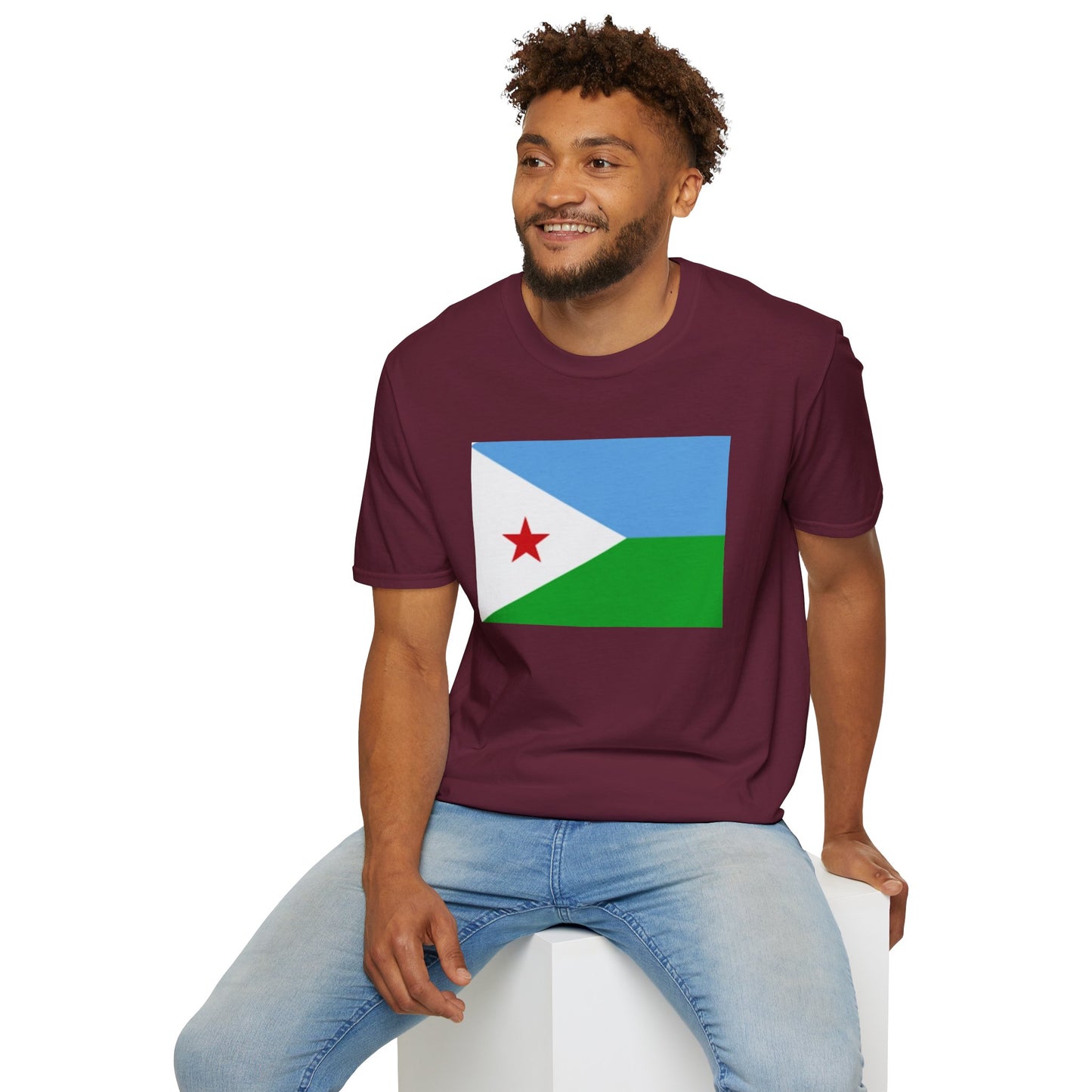 Unisex Softstyle T-Shirt -- Djibouti