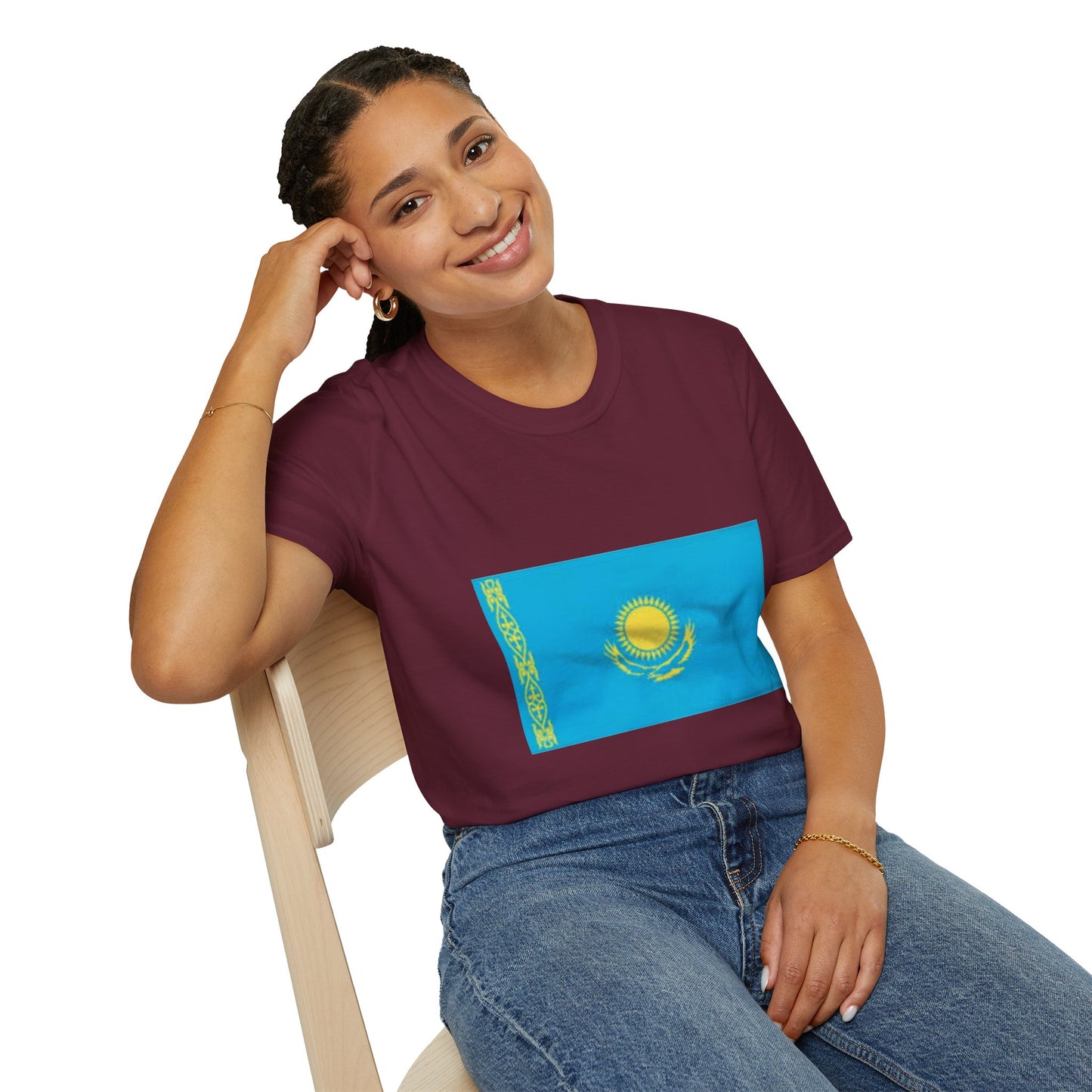 Unisex Softstyle T-Shirt -- Kazakhstan