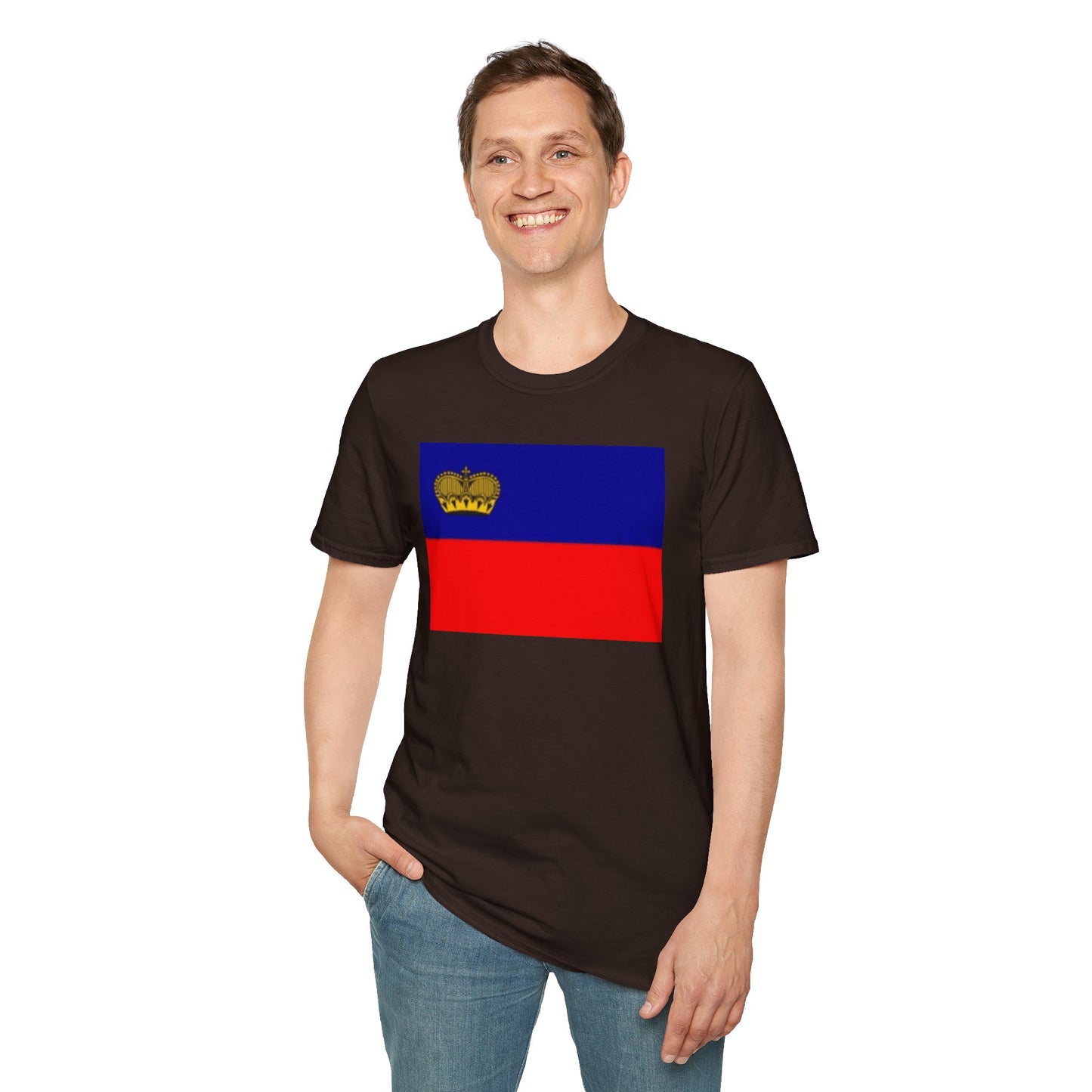 Unisex Softstyle T-Shirt -- Liechtenstein