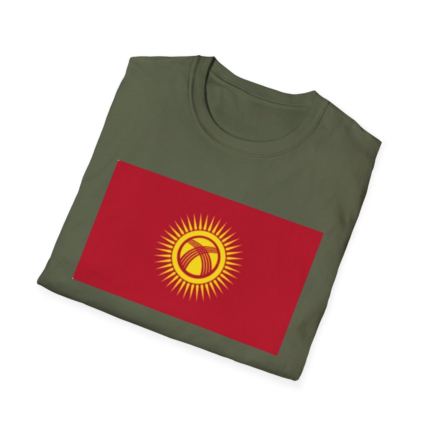 Unisex Softstyle T-Shirt -- Kyrgyzstan