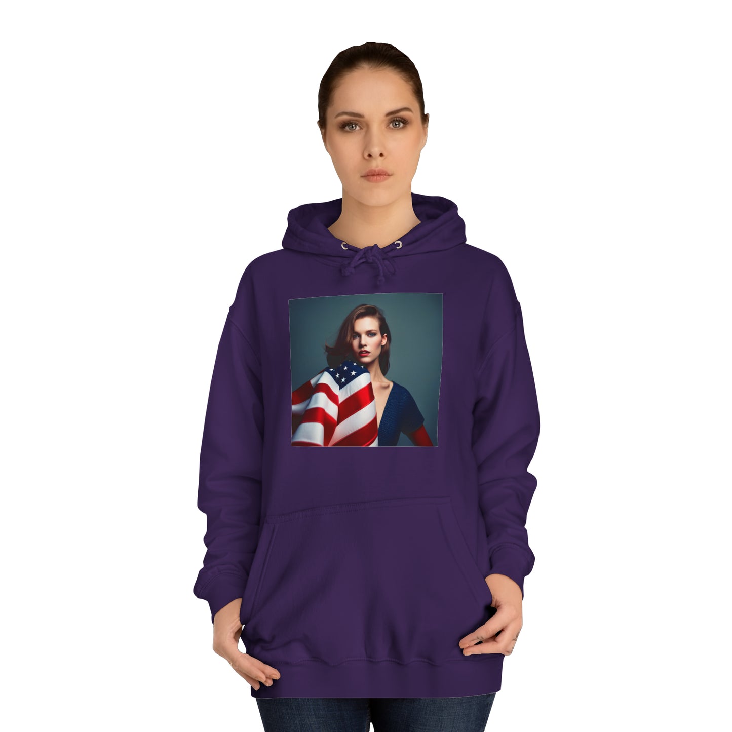 Unisex College Hoodie USA