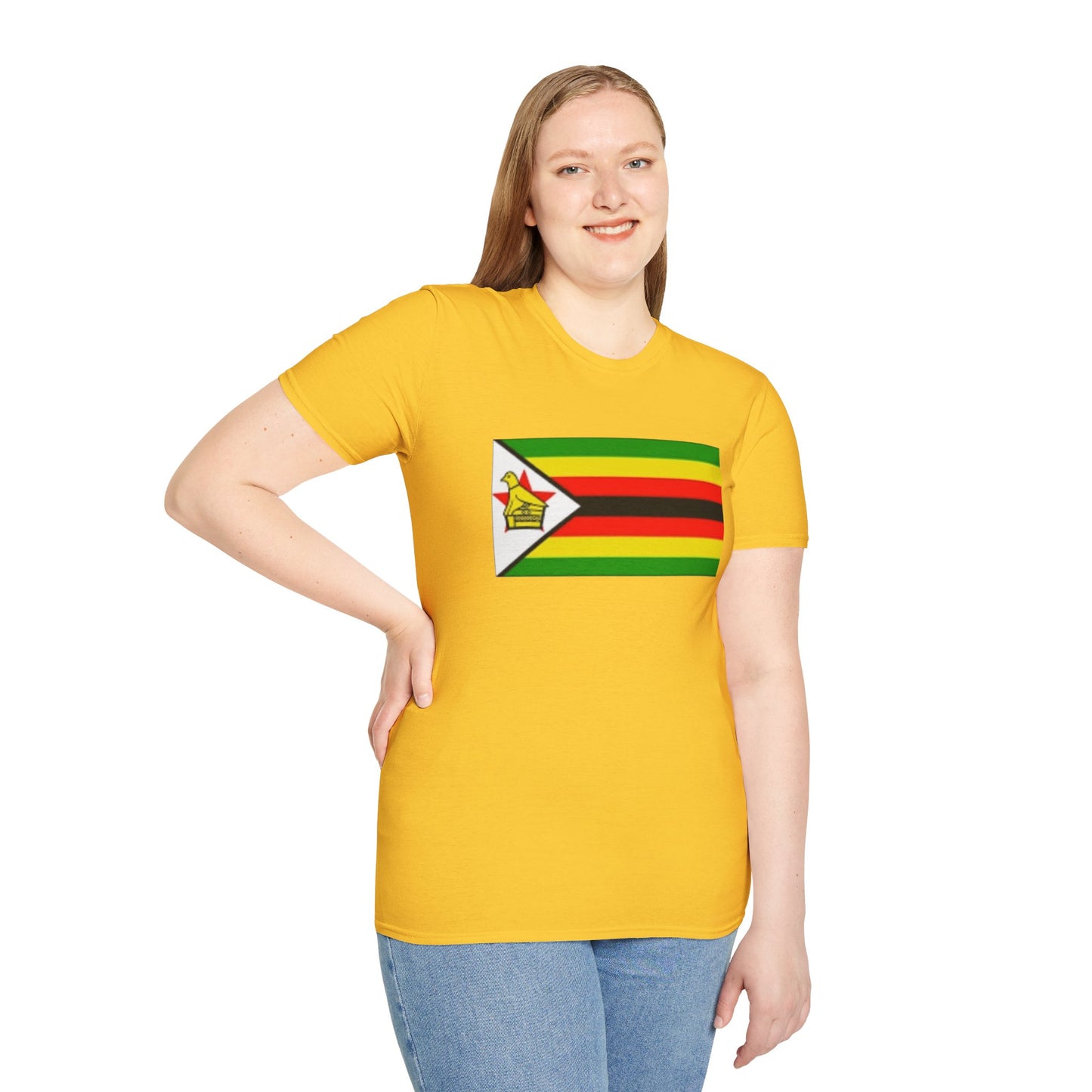 Unisex Softstyle T-Shirt -- Zimbabwe