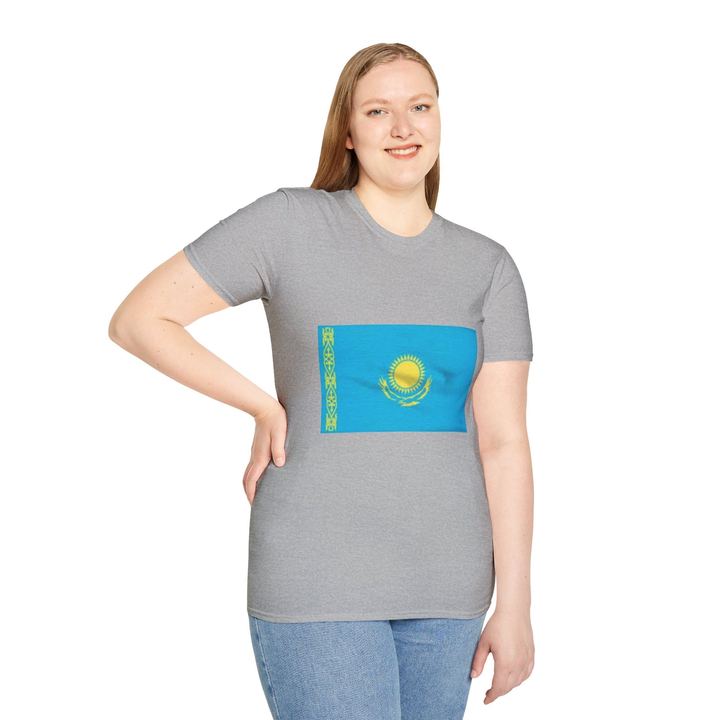 Unisex Softstyle T-Shirt -- Kazakhstan