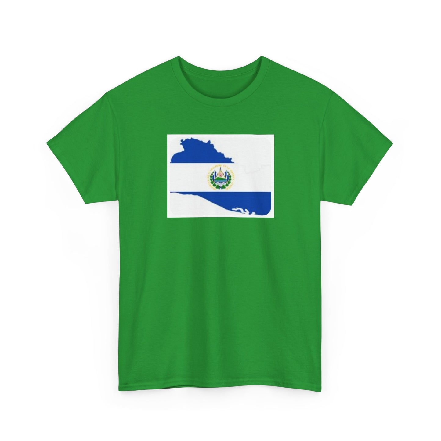 Unisex Heavy Cotton Tee -- el Salvador flag and map