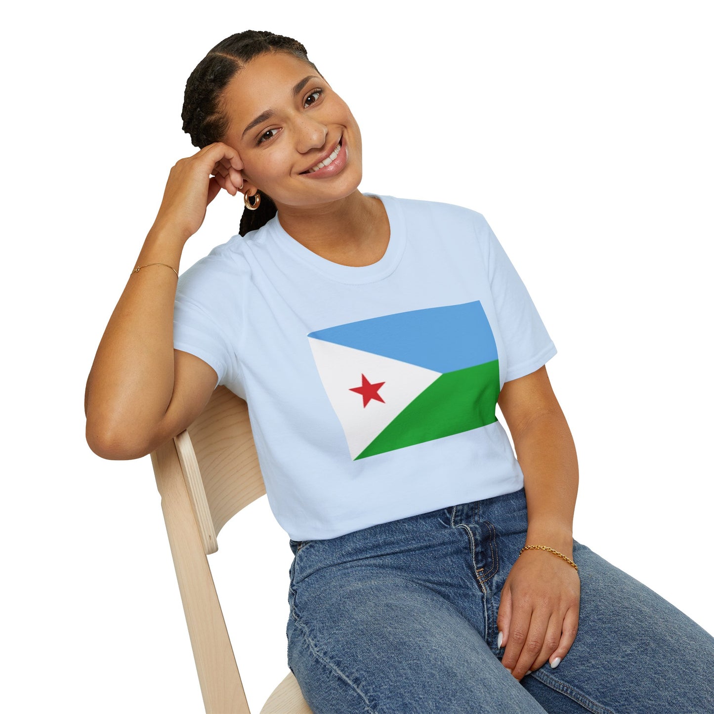 Unisex Softstyle T-Shirt -- Djibouti