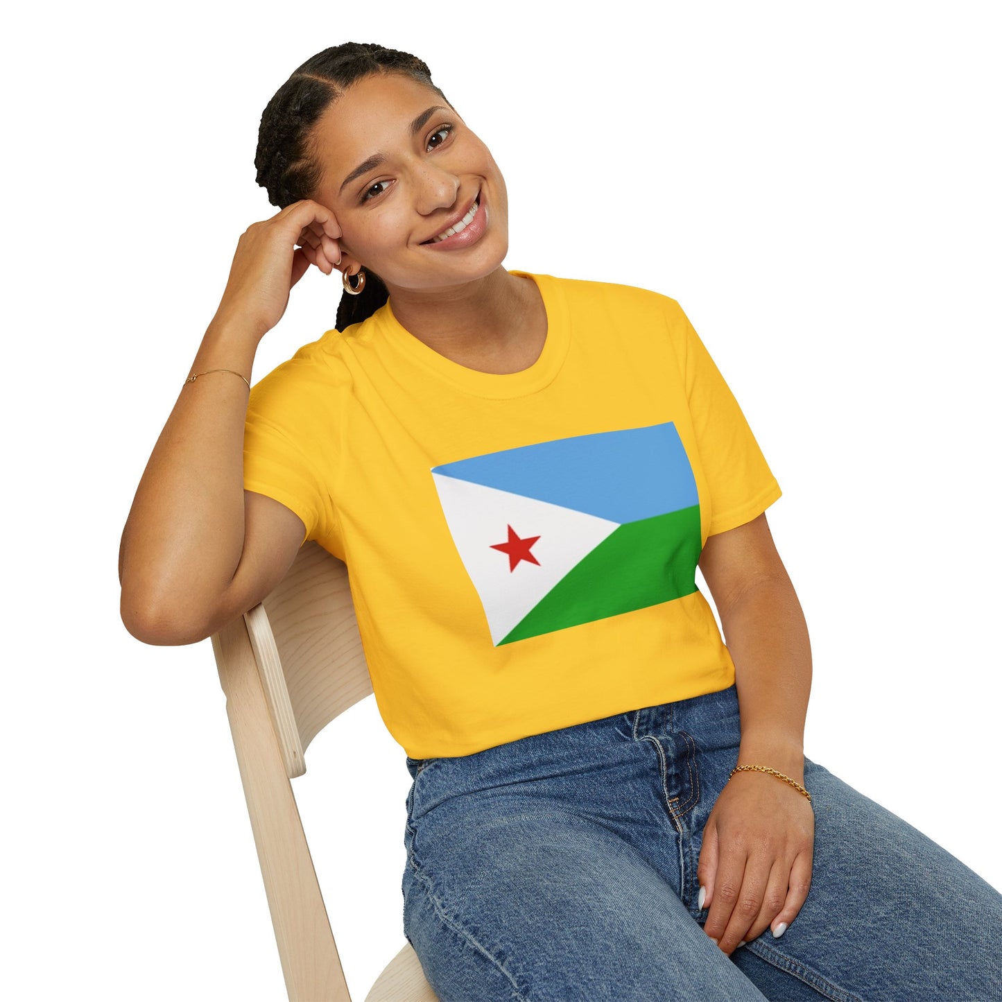 Unisex Softstyle T-Shirt -- Djibouti