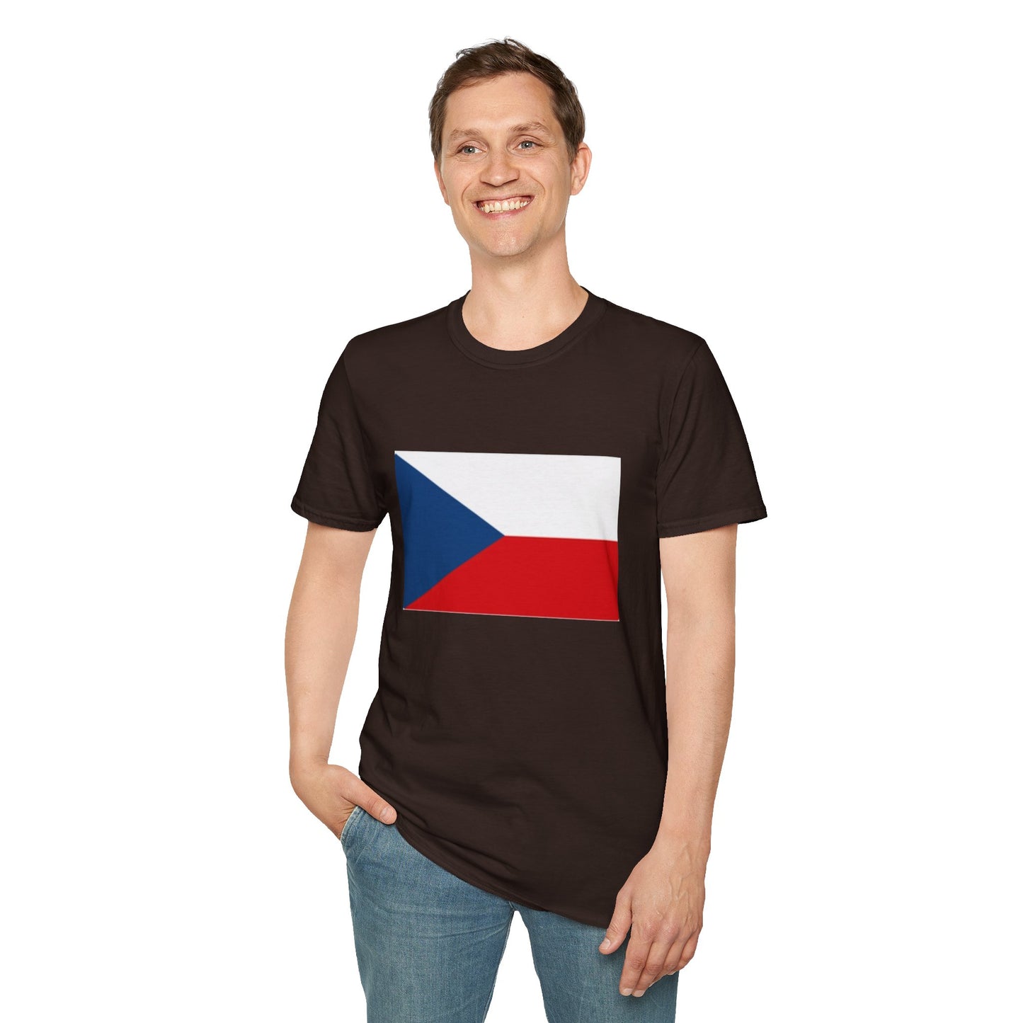 Unisex Softstyle T-Shirt -- Czechia