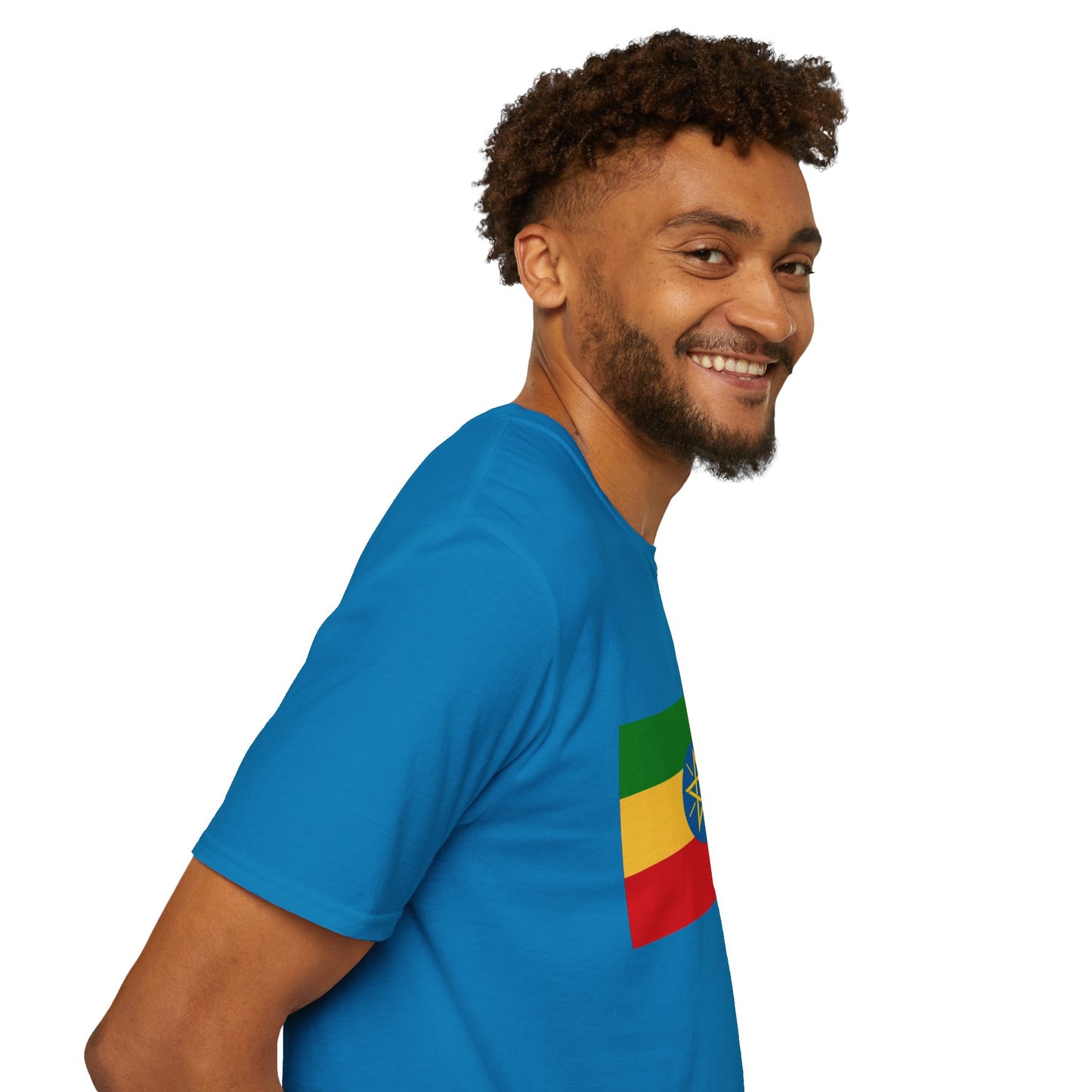 Unisex Softstyle T-Shirt -- Ethiopia Federal Flag