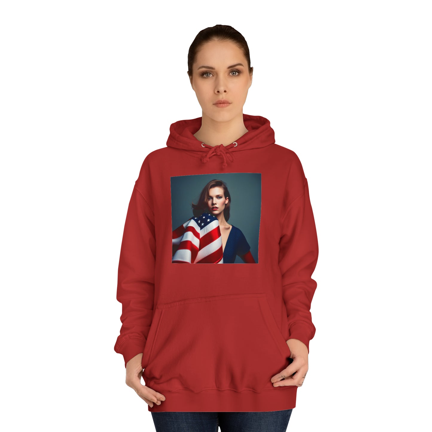 Unisex College Hoodie USA