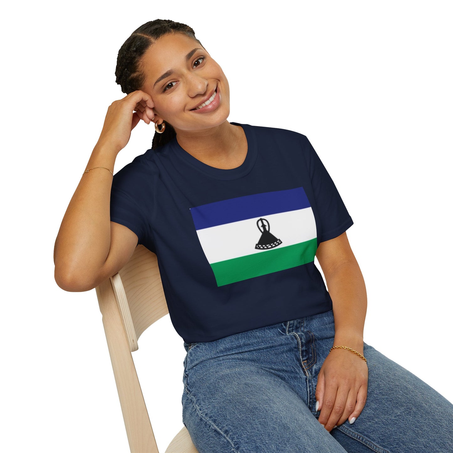 Unisex Softstyle T-Shirt -- Lesotho