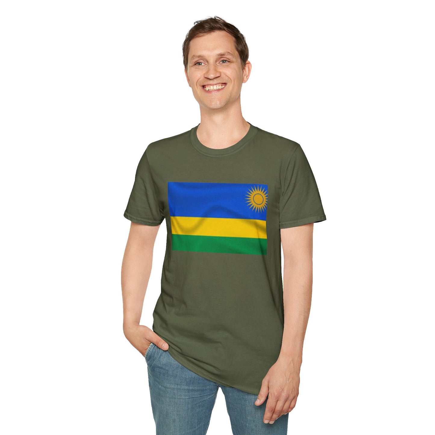 Unisex Softstyle T-Shirt -- Rwanda