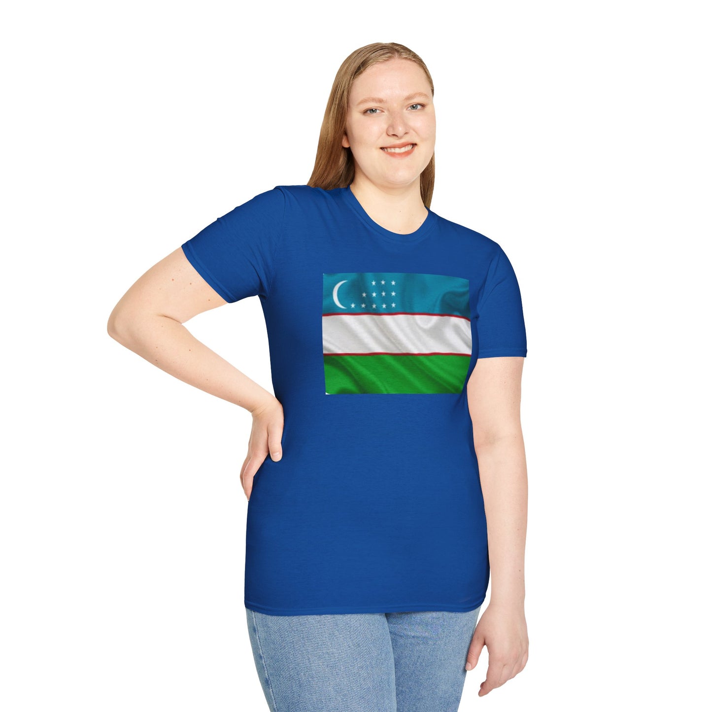 Unisex Softstyle T-Shirt -- Uzbekistan