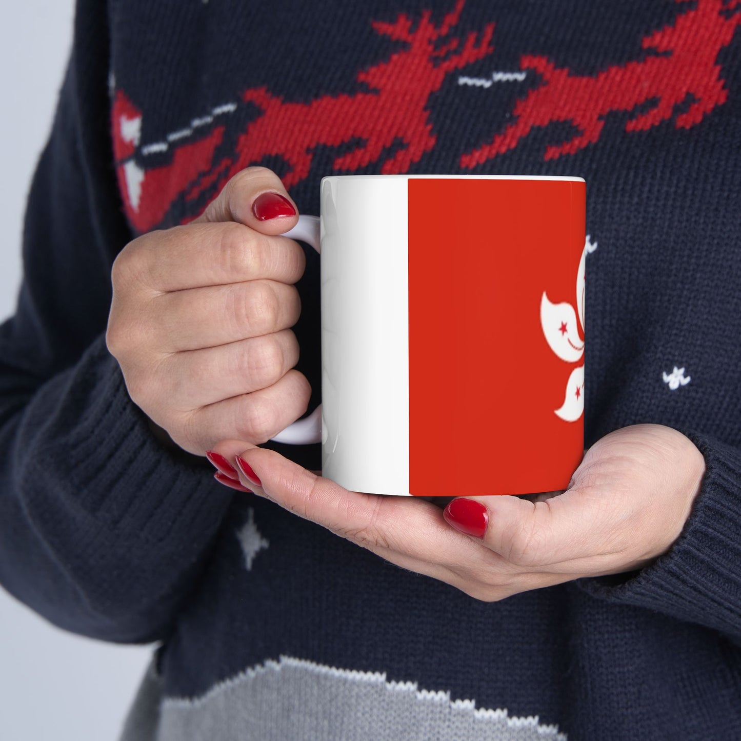 Ceramic Mug, 11oz -- Hong Kong