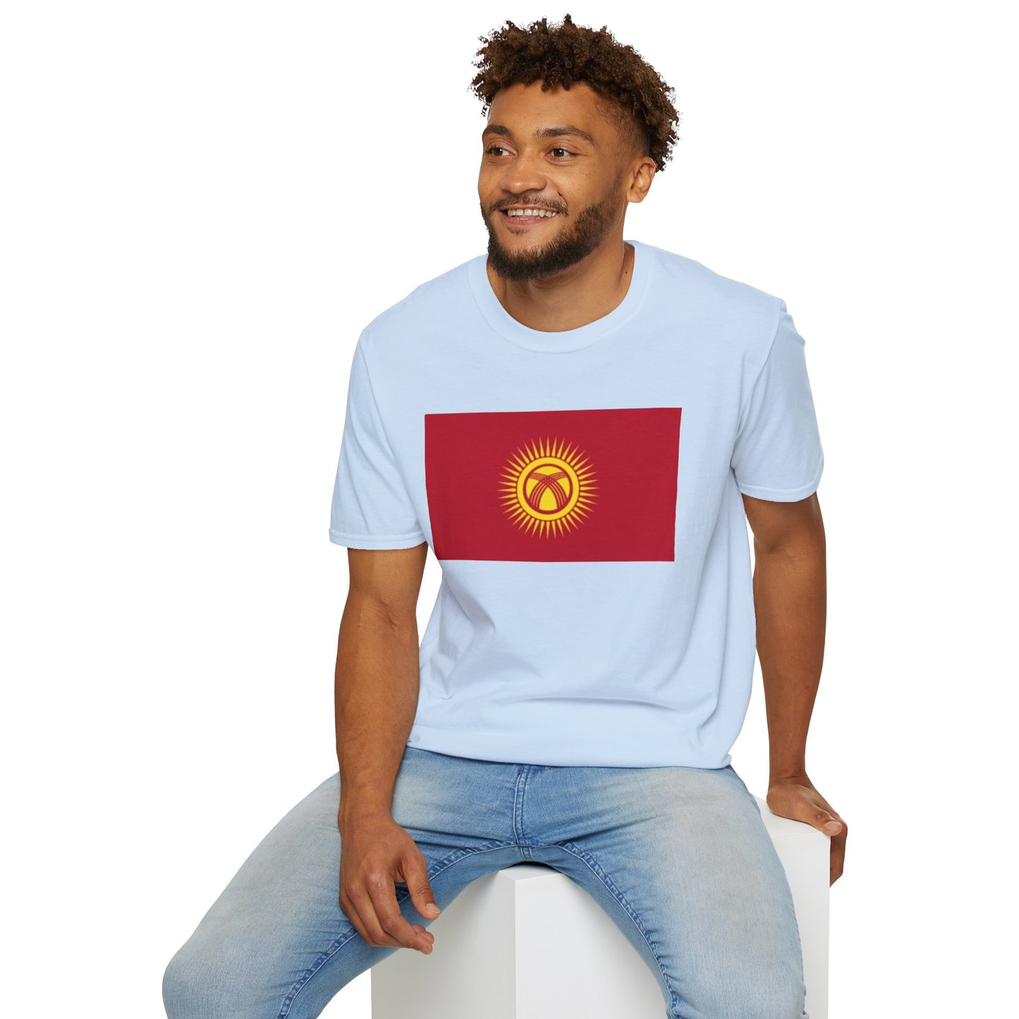 Unisex Softstyle T-Shirt -- Kyrgyzstan