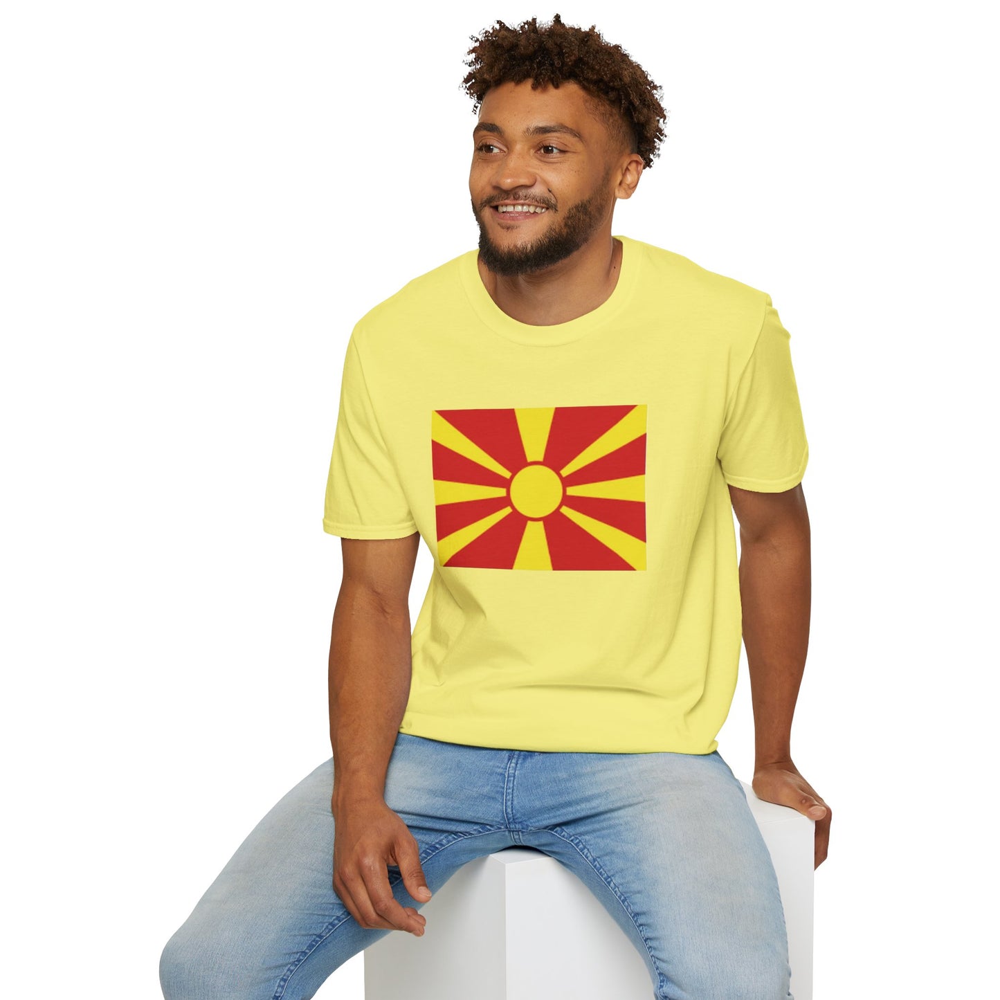 Unisex Softstyle T-Shirt -- North Macedonia