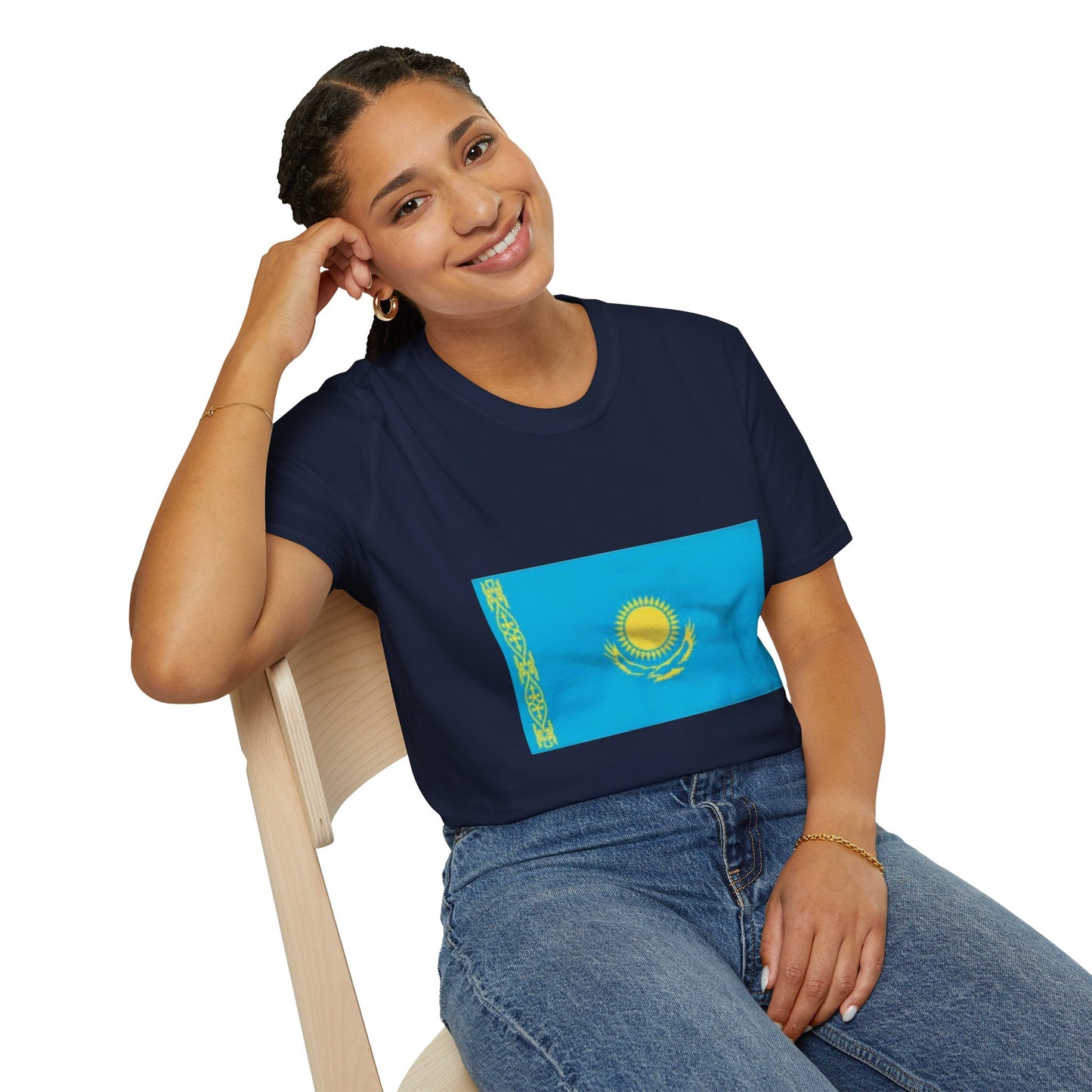 Unisex Softstyle T-Shirt -- Kazakhstan